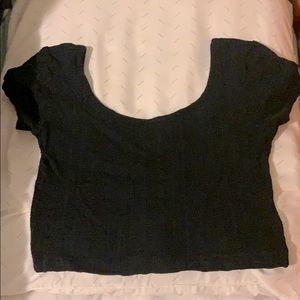 Black cropped Top